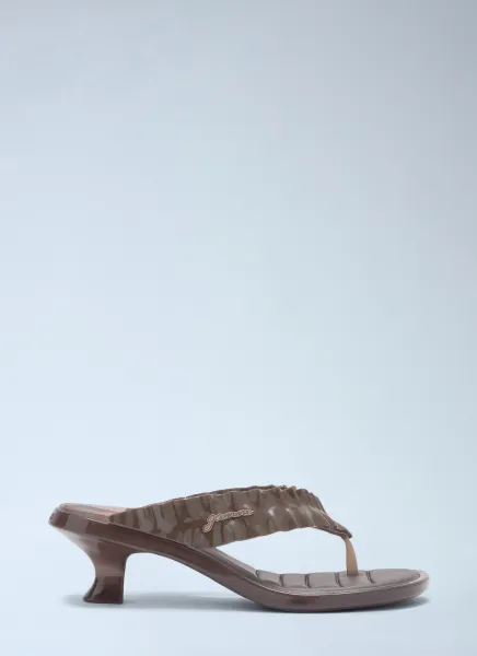 GANNI x Melissa Thong Kitten Heels