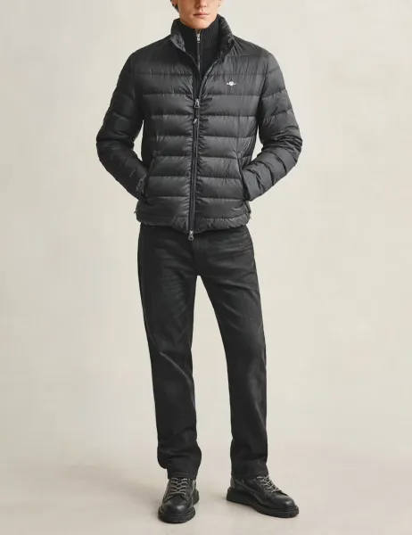Gant Lightweight Puffer Jacket Black