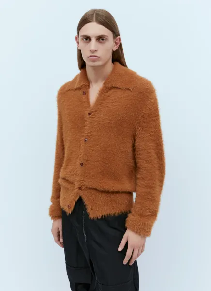 Soft-Fluffy Knit Cardigan