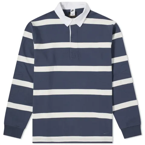 Nike Life Striped Heavyweight Rugby Shirt