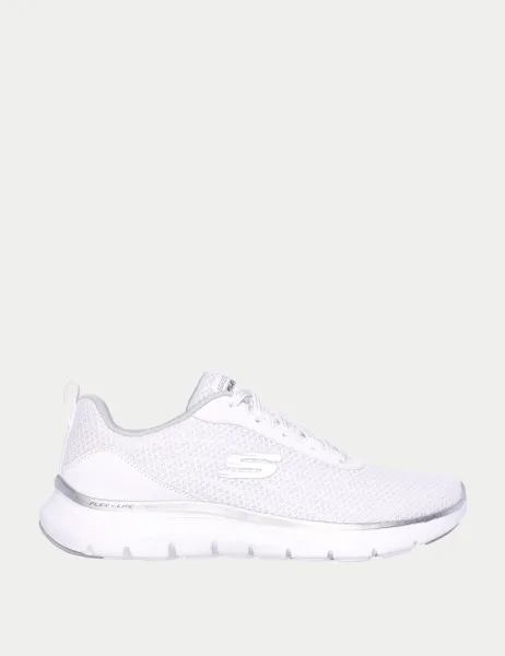 Skechers Flex Appeal 5.0 Lace Up Trainers White