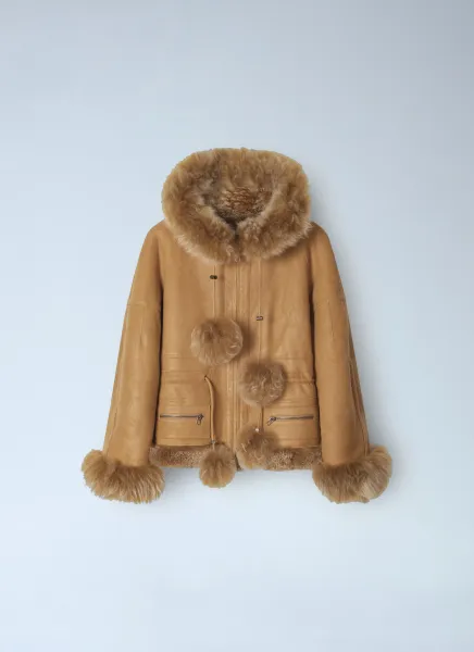 Hooded Leather Jacket