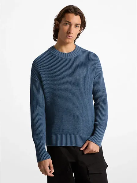 Michael Kors Ribbed Cotton Sweater