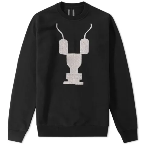 DRKSHDW Embroidered Logo Crew Sweat
