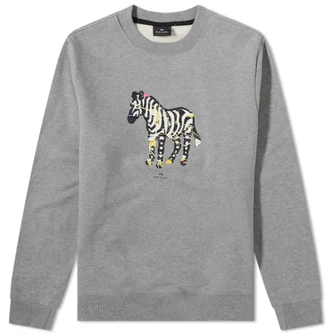 Zebra Print Crew Sweat