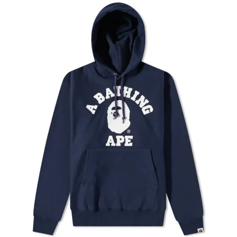 Classic College Relaxed Fit Pullover Hoodie
