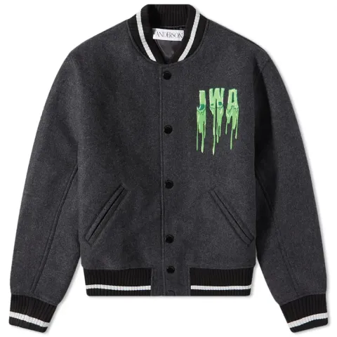 Embroidered JWA Varsity Jacket