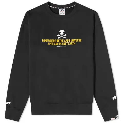 AAPE Bones Crew Sweat