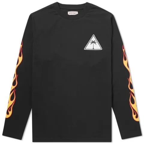 Long Sleeve Flaming Palm Tee