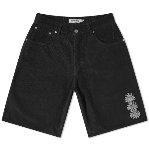Three Spiral Corduroy Shorts