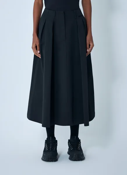 Cotton Midi Skirt
