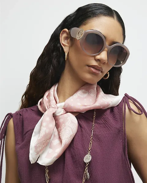 River Island Paisley Print Neck Scarf