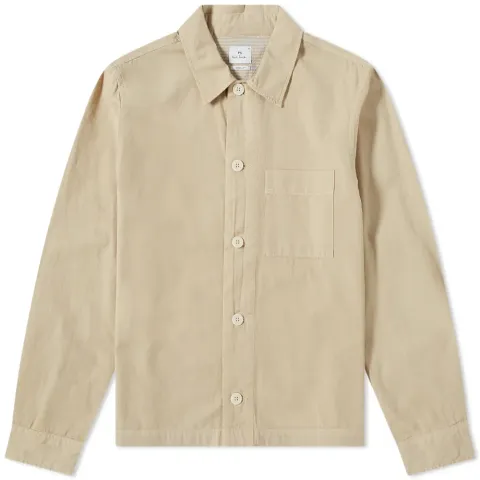 Drawstring Shirt Jacket