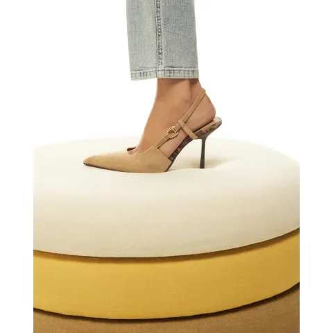 River Island Wide Fit Slingback Court Heels