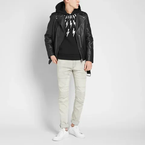 Fair Isle Thunderbolt Hoody