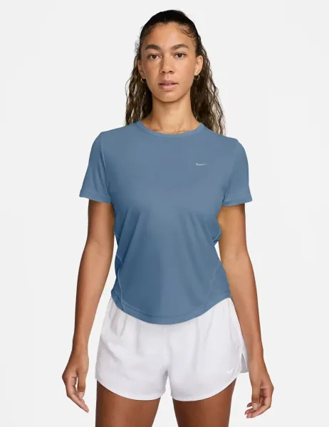 Nike Tempo Running Top Blue Denim