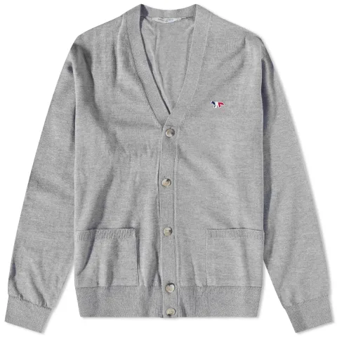 Maison Kitsuné Tricolor Fox Patch Classic Cardigan