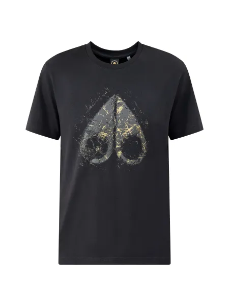 Moose Knuckles Gold Icebreak Logo T-Shirt