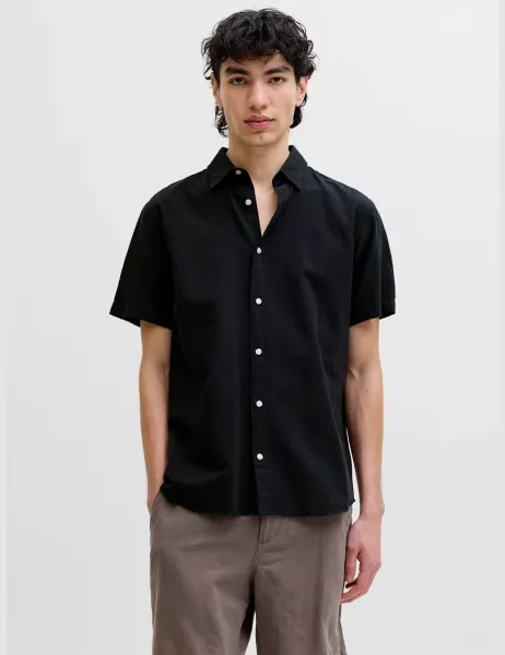 Jack & Jones Regular Fit Cotton Rich Short Sleeve Shirt