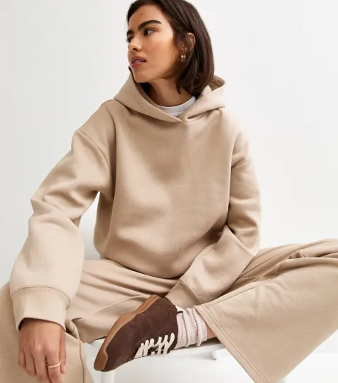 Women's Camel Jersey Pullover Hoodie