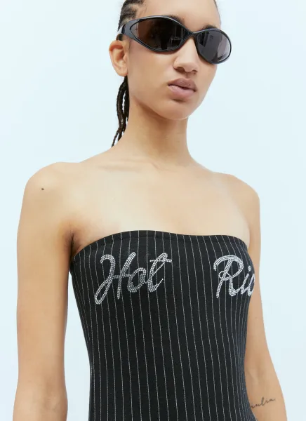 Knit Crystal Embellished Bodysuit