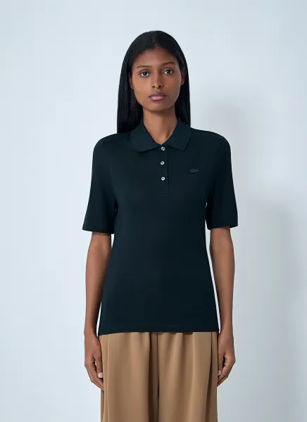 Logo Patch Polo Shirt