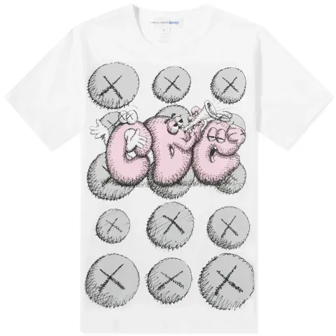 Comme des Garcons SHIRT x KAWS Print T-Shirt