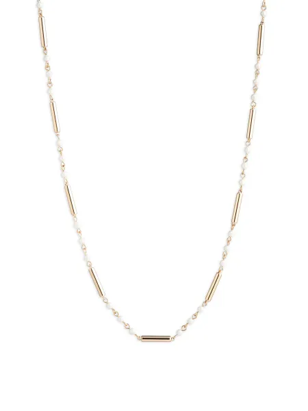 Lauren Ralph Lauren Pearl Bar Strand Necklace