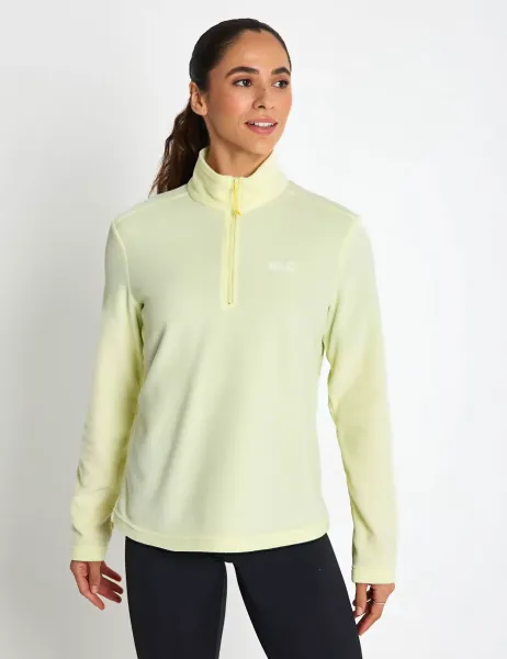 Jack Wolfskin Taunus 100 Hz Zip Fleece Jacket Natural