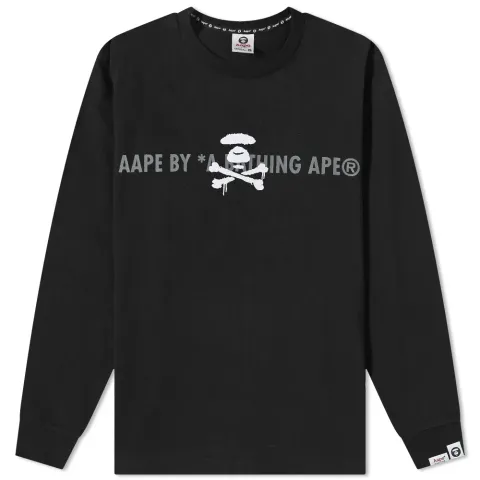 AAPE Long Sleeve Tag T-Shirt