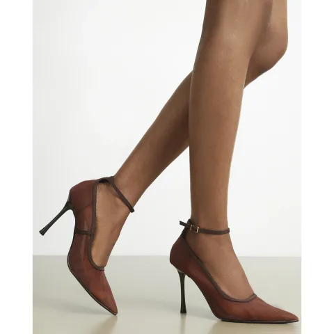 River Island Mesh Court Heels