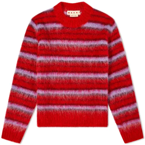 Stripe Mohair Knit
