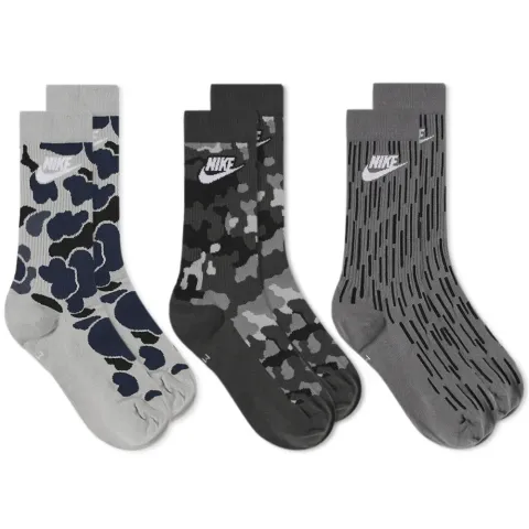 Nike Everyday Essential Camo Sock - 3 Pack