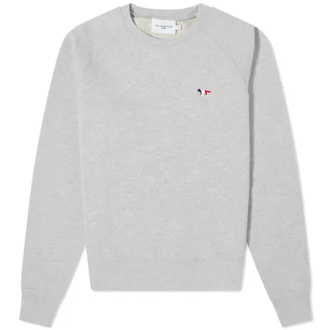 Maison Kitsuné Tricolor Fox Patch Adjusted Crew Sweat