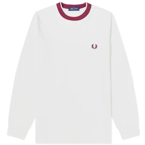 Long Sleeve Crepe Jersey T-Shirt