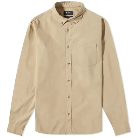 A.P.C. Edouard Button Down Logo Shirt
