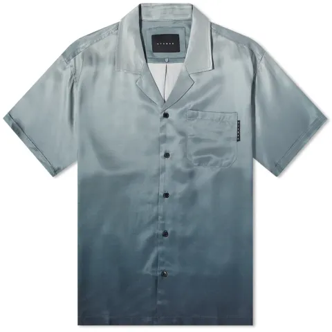 Gradient Camp Collar Vacation Shirt