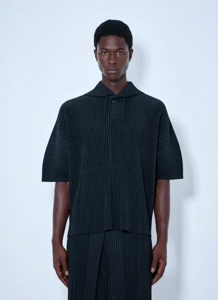 Pleated Short Sleeve Shirt