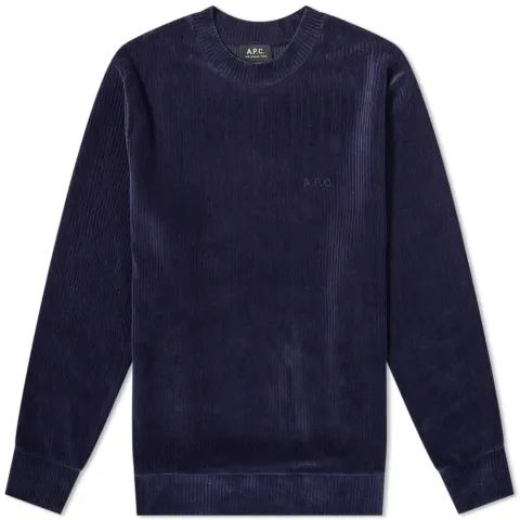 A.P.C. Remy Corduroy Crew Sweat