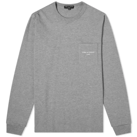 Comme Des Garcons Homme Long Sleeve Logo T-Shirt