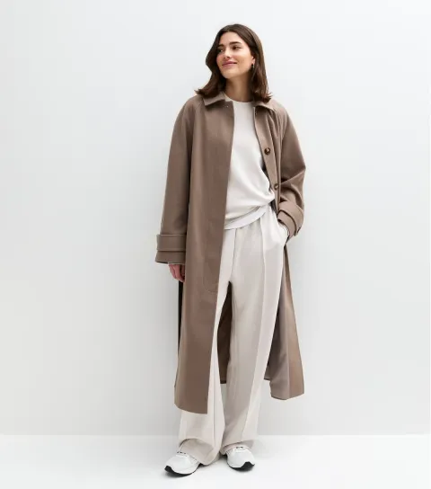 Women's Premium Light Grey Soft Touch Wide Leg Joggers