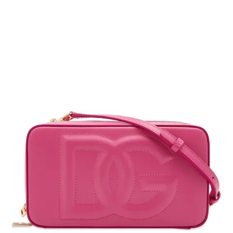 Logo Leather Cross Body Bag