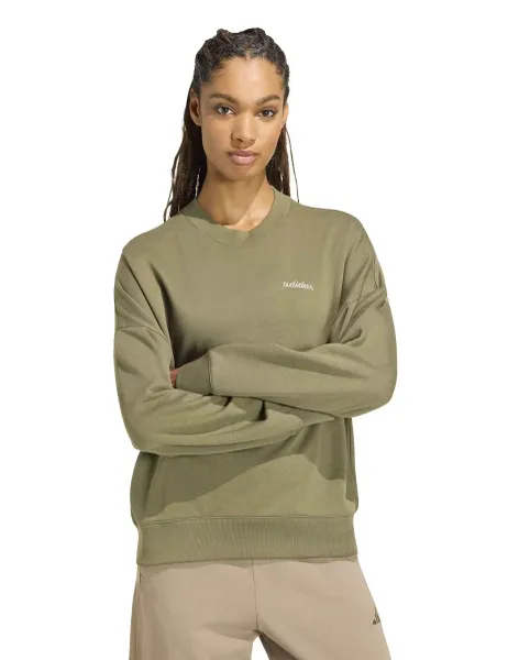 Adidas Seasonal Essentials Colorpop Sweatshirt Medium Green