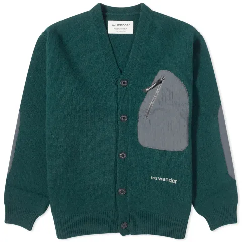 Shetland Wool Knit Cardigan