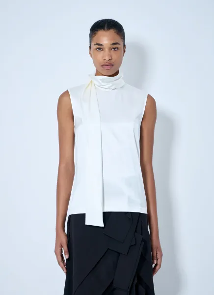 Sleeveless High-Neck Top