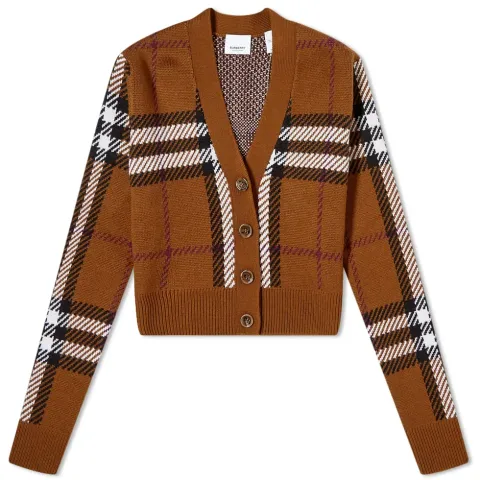 Keelan Checked Cardigan