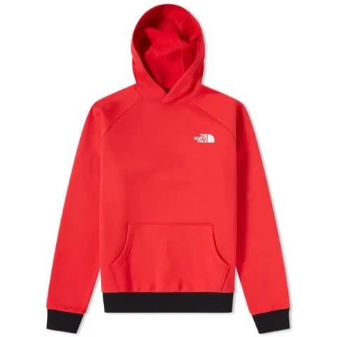 Raglan Red Box Hoody