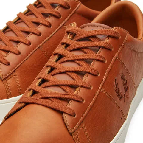 Fred Perry Spencer Waxed Leather Sneaker