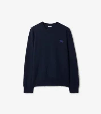 Wool Sweater in Navy - Men, Cashmere