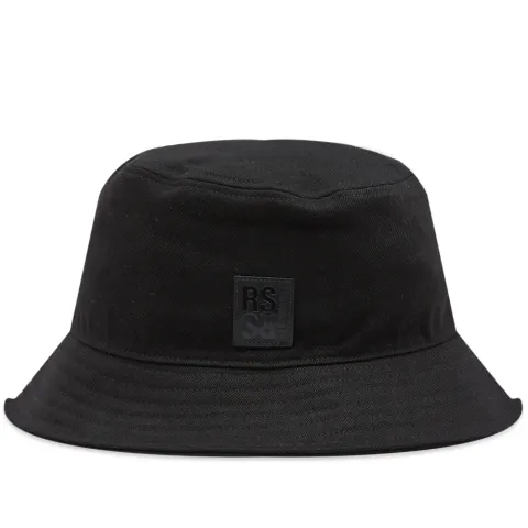 Leather Patch Bucket Hat